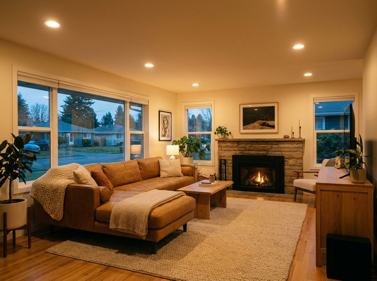 Recessed lighting install in Barrington